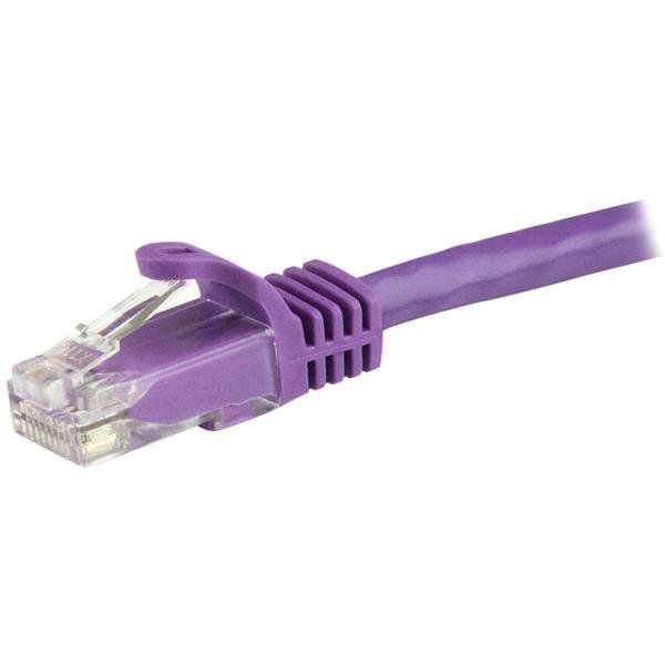 StarTech.com 15m RJ45 UTP Cat6 Gigabit Netwerkkabel zonder Uitsteeksels Paars (N6PATC15MPL)