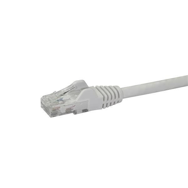 StarTech.com Cat6 netwerkkabel met snagless RJ45 connectoren UTP patchkabel wit 0,5m (N6PATC50CMWH)