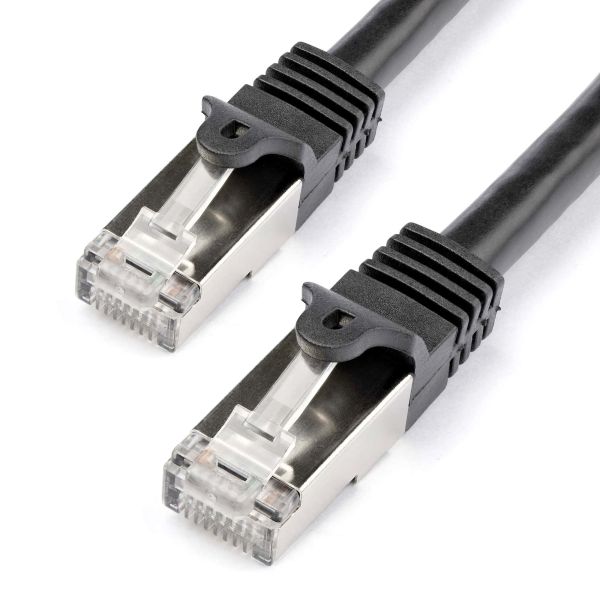 StarTech.com N6SPAT1MBK netwerkkabel Zwart 1 m Cat6 SF/UTP (S-FTP) (N6SPAT1MBK)