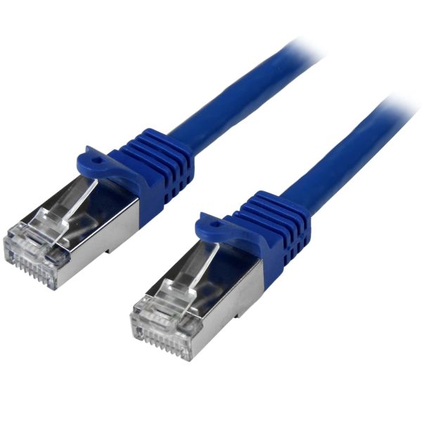 StarTech.com N6SPAT3MBL netwerkkabel Blauw 3 m Cat6 SF/UTP (S-FTP) (N6SPAT3MBL)