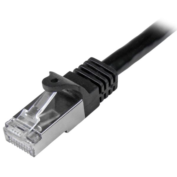 StarTech.com N6SPAT50CMBK netwerkkabel Zwart 0,5 m Cat6 SF/UTP (S-FTP) (N6SPAT50CMBK)