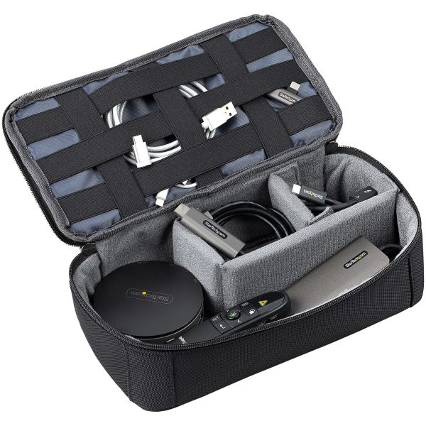 StarTech.com 17.3" Laptop Rugzak met Verwijderbare Opbergtas voor Accessoires, Professionele IT Tech Backpack, Werk/Reizen/Pendelen, Ergonomische Computer Tas, Duurzaam Ballistisch Nylon, Notebook/Tablet Vakken (NTBKBAG173)