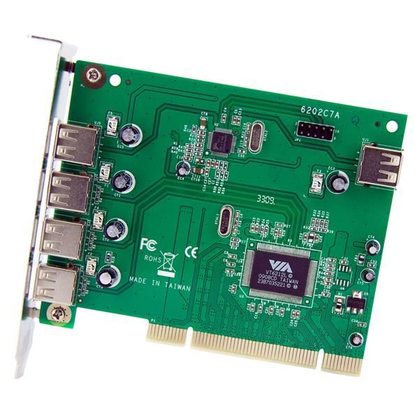 StarTech.com 7-poort PCI USB Adapter (PCIUSB7)