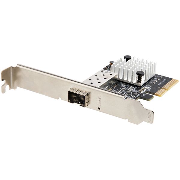 StarTech.com 10G PCIe SFP+ Netwerkkaart, Single SFP+ Port Netwerk Adapter, Open SFP+ voor MSA-Compliant Modules/Direct-Attach Kabels, 10 Gigabit Fiber PCIe NIC, PCI Express SFP+ Netwerkkaart (PEX10GSFP)