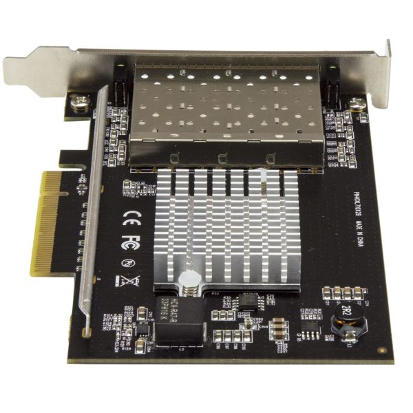 StarTech.com 4 Ports PCI Express 10G SFP+ Netwerkkaart, Intel XL710 Open SFP+ Converged Adapter, PCIe 10 Gigabit Ethernet Server NIC, 10GbE Glasvezel LAN Kaart, Dell PowerEdge HPE ProLiant (PEX10GSFP4I)