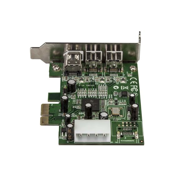 StarTech.com 3-poort 2b 1a Low Profile 1394 PCI Express FireWire Adapterkaart (PEX1394B3LP)