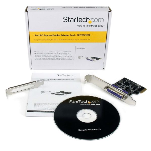 StarTech.com PEX1P2 interfacekaart/-adapter Intern Parallel (PEX1P2)
