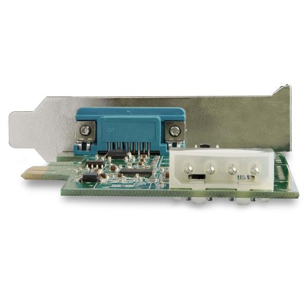 StarTech.com 1-port PCI Express RS232 Serial Adapter Kaart, PCIe RS232 Serial Host Controller Kaart, PCIe naar Serieel DB9, 16950 UART, Low Profile Uitbreidingskaart, Windows & Linux (PEX1S953LP)