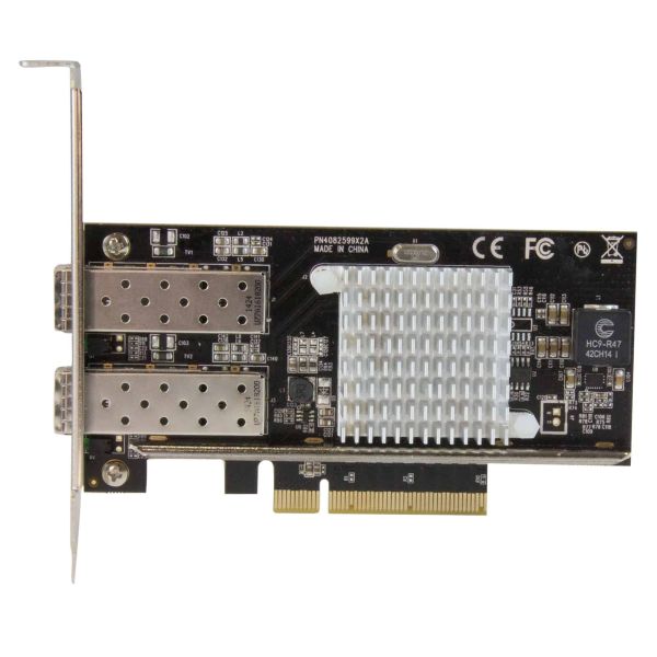StarTech.com 2 poorts 10G glasvezel netwerkkaart met open SFP+ PCIe, Intel 82599 chipset (PEX20000SFPI)