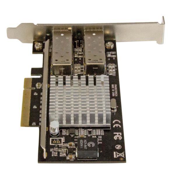 StarTech.com 2 poorts 10G glasvezel netwerkkaart met open SFP+ PCIe, Intel 82599 chipset (PEX20000SFPI)