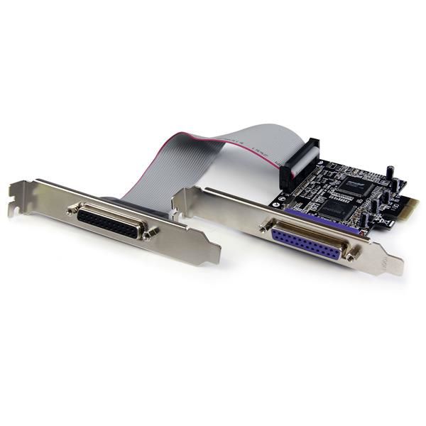 StarTech.com 2-poort PCI Express / PCI-E Parallelle Adapter Kaart IEEE 1284 met Low Profile Bracket (PEX2PECP2)
