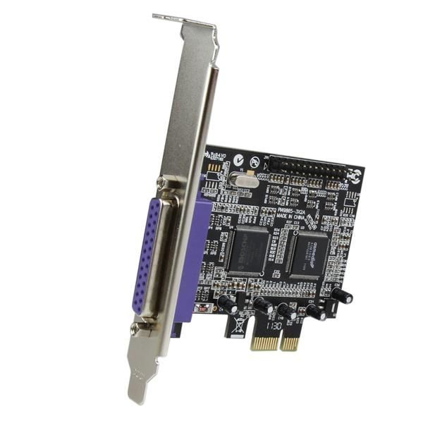 StarTech.com 2-poort PCI Express / PCI-E Parallelle Adapter Kaart IEEE 1284 met Low Profile Bracket (PEX2PECP2)