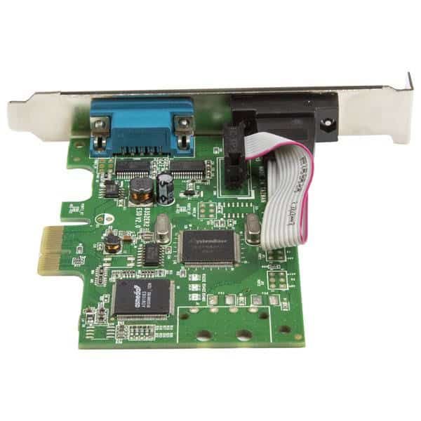 StarTech 2-Port PCIe Serial Card w/ 16C1050 UART (PEX2S1050) StarTech.com 2 poorts PCI Express seriële kaart met 16C1050 UART RS232 (PEX2S1050)