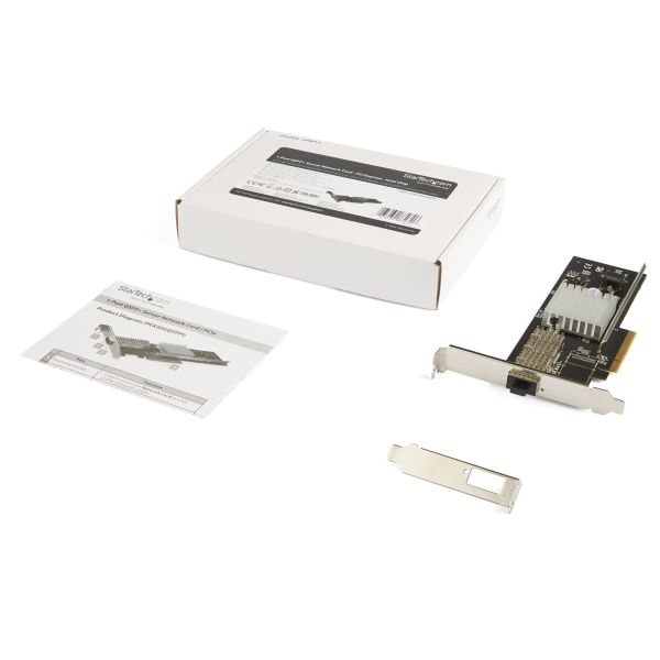 StarTech.com 1 port PCI Express 40G QSFP+ Netwerkkaart, Intel XL710 Open QSFP+ Converged Adapter, PCIe 40 Gigabit Ethernet Server NIC, 40GbE Glasvezel LAN Kaart, Dell PowerEdge HPE ProLiant (PEX40GQSFPI)