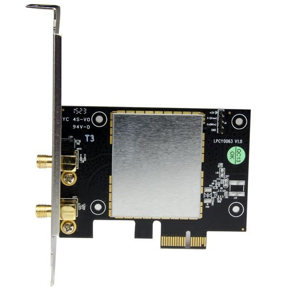 StarTech.com AC600 Wireless-AC netwerkadapter 802.11ac, PCI Express (PEX433WAC11) StarTech.com AC600 Wireless-AC netwerkadapter 802.11ac, PCI Express (PEX433WAC11)