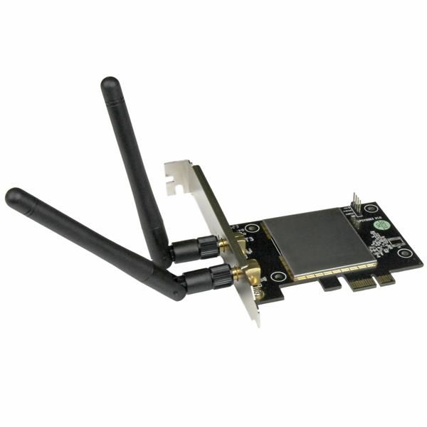 StarTech.com AC600 Wireless-AC netwerkadapter 802.11ac, PCI Express (PEX433WAC11) StarTech.com AC600 Wireless-AC netwerkadapter 802.11ac, PCI Express (PEX433WAC11)