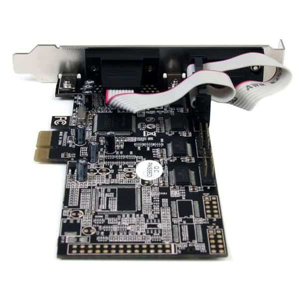 StarTech 4 Port PCIe Serial Adapter Card w/ 16550 (PEX4S553) StarTech.com 4-poort Native PCI Express RS232 Seriële Kaart met 16550 UART (PEX4S553)