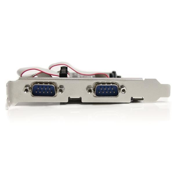 StarTech 4 Port PCIe Serial Adapter Card w/ 16550 (PEX4S553) StarTech.com 4-poort Native PCI Express RS232 Seriële Kaart met 16550 UART (PEX4S553)