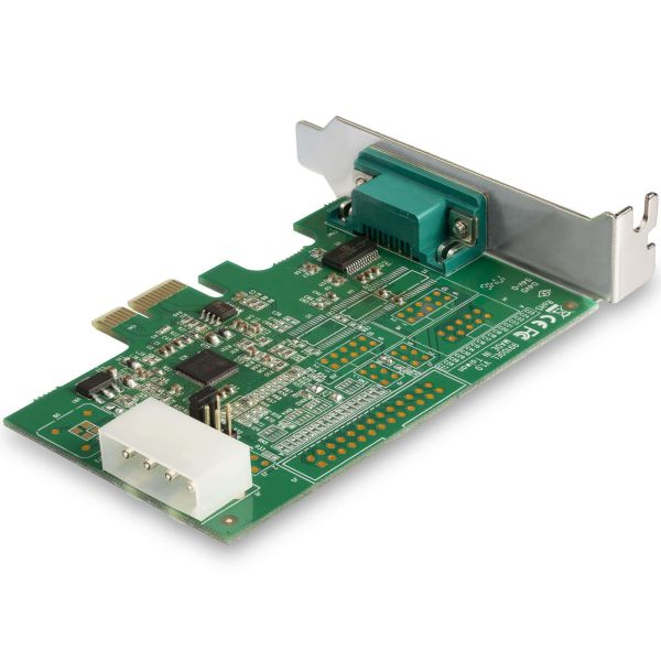 StarTech.com 4 Port PCI Express RS232 Seriële Kaart, PCIe RS232 Serial Host Controller Kaart, PCIe naar Serial DB9 Adapter Kaart, 16950 UART Uitbreidingskaart, Windows & Linux (PEX4S953)