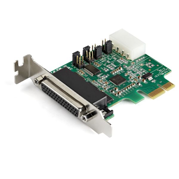 StarTech PCI-E LP - RS232 Card - Asix AX99100 (PEX4S953LP) StarTech.com 4 Port PCI Express RS232 Seriële Kaart, PCIe RS232 Serial Host Controller Kaart, PCIe naar Serial DB9 Adapter Kaart, 16950 UART, Low Profile Uitbreidingskaart, Windows & Linux (PEX4S953LP)