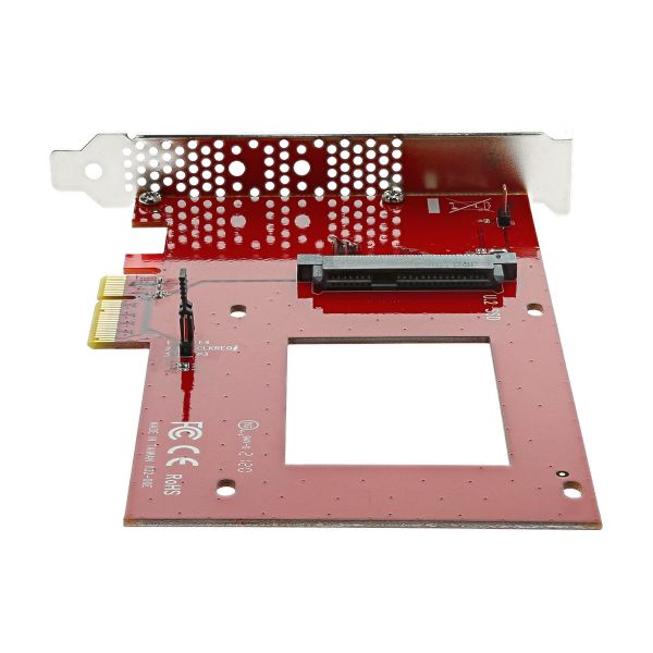 StarTech.com U.2 naar PCIe adapter voor 2.5" U.2 NVMe SSD SFF-8639 x4 PCI Express 3.0 (PEX4SFF8639)