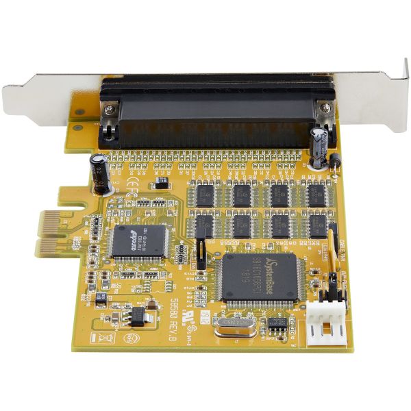 StarTech 8-Port PCIe RS232 Serial Adapter Card (PEX8S1050) StarTech.com 8-Port PCI Express RS232 Serial Adapter Card - PCIe RS232 Seriële Kaart - 16C1050 UART Expansion Serieel - Multiport Serial DB9 Uitbreidingskaart - 15kV ESD - Windows & Linux (PEX8S1050)