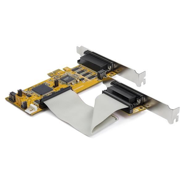 StarTech Serial Card - 8-Port PCIe - Low Profile (PEX8S1050LP) StarTech 8-poorts PCI Express seriële kaart met 16550 UART (PEX8S1050LP)