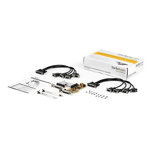 StarTech 8-poorts PCI Express seriële kaart met 16550 UART (PEX8S1050LP)