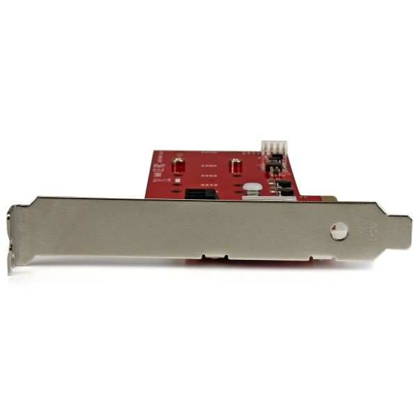 StarTech.com 2x M.2 NGFF SSD RAID Controller Kaart plus 2x SATA III Ports, PCIe, Twee Slot PCI Express M.2 RAID Kaart plus Twee SATA Poorten (PEXM2SAT3422)  StarTech.com 2x M.2 NGFF SSD RAID Controller Kaart plus 2x SATA III Ports, PCIe, Twee Slot PCI Express M.2 RAID Kaart plus Twee SATA Poorten (PEXM2SAT3422)