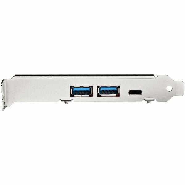 StarTech.com 5-Port USB PCIe Kaart - 10Gbps USB 3.2 Gen 2 PCIe Kaart met 1x USB-C & 2x USB-A - 1x Interne Dual Port IDC Header (2x USB 5Gbps) - USB-C PCI Express Controller Kaart (PEXUSB312A1C1H)