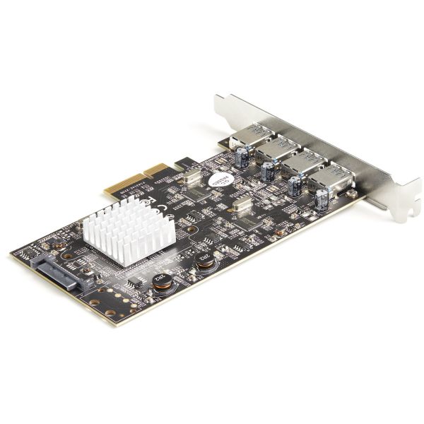 StarTech.com 4-Port USB PCIe Kaart - 10Gbps USB 3.1/3.2 Gen 2 Type-A PCI Express Kaart met 2 Controllers - 4x USB-A - USB PCIe Add-On Adapter Kaart - Windows/Mac/Linux (PEXUSB314A2V2) StarTech.com 4-Port USB PCIe Kaart - 10Gbps USB 3.1/3.2 Gen 2 Type-A PCI Express Kaart met 2 Controllers - 4x USB-A - USB PCIe Add-On Adapter Kaart - Windows/Mac/Linux (PEXUSB314A2V2)
