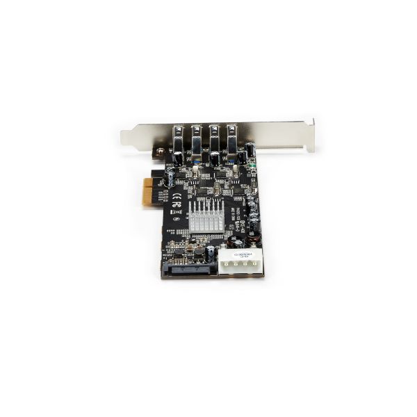 StarTech.com 4-poorts PCI Express (PCIe) SuperSpeed USB 3.0 kaartadapter met 4 speciale 5 Gbps kanalen UASP SATA/LP4-voeding (PEXUSB3S44V)