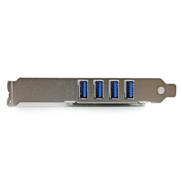 StarTech.com 4-poorts PCI Express PCIe SuperSpeed USB 3.0 controllerkaartadapter met UASP SATA-voeding (PEXUSB3S4V)