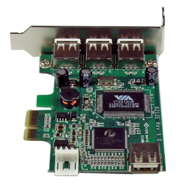 StarTech.com 4-poort PCI Express Low Profile High Speed USB-kaart (PEXUSB4DP)