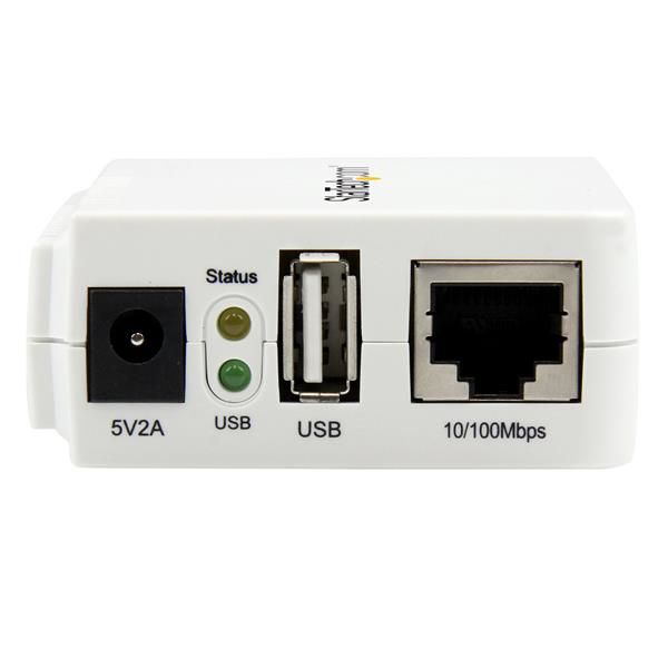 StarTech.com 1-poorts USB Wireless N netwerkprintserver met 10/100 Mbps Ethernet-poort 802.11 b/g/n (PM1115UWEU)