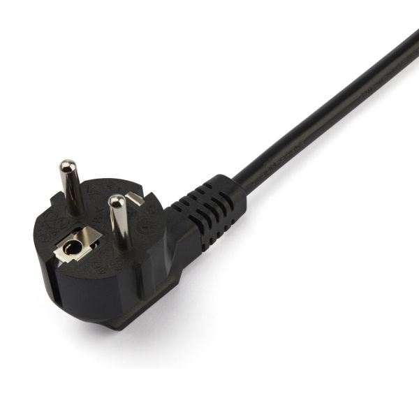 StarTech.com 2m Computer Splitter Stroomkabel, 18AWG, EU Schuko naar 2x C13, 10A 250V, Zwart, AC Vervangkabel, Printer Voedingskabel, PC Power Supply Kabel, TV/Monitor Electriciteitssnoer, UL-Listed (PXT101YEU2M)