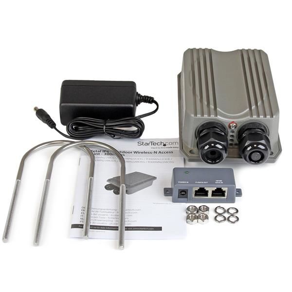 StarTech.com Outdoor Wireless-N Access Point IP67 gecertificeerd 5GHz 802.11a/n PoE-Powered WLAN AP (R300WN22MO5E)