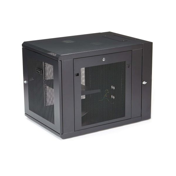 StarTech.com 4 Post 12U Wandmonteerbare Netwerkkast met 1U Schap, 19" Scharnierende Patchkast voor Data/AV/Electronica/Computer Apparatuur, Veelzijdig Geventileerd Server Rack, Vergrendelbaar (RK1232WALHM) StarTech.com 4 Post 12U Wandmonteerbare Netwerkkast met 1U Schap, 19" Scharnierende Patchkast voor Data/AV/Electronica/Computer Apparatuur, Veelzijdig Geventileerd Server Rack, Vergrendelbaar (RK1232WALHM)