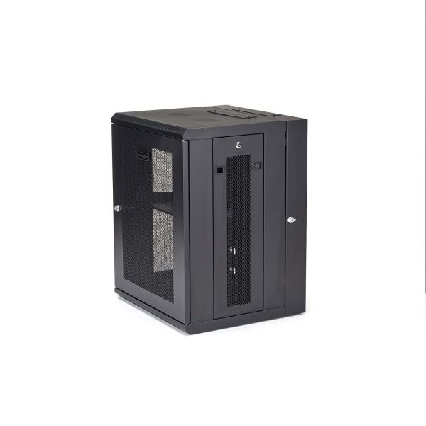 StarTech.com 4 Post 15U Wandmonteerbare Netwerkkast met 1U Schap, 19" Scharnierende Patchkast voor Data/AV/Electronica/Computer Apparatuur, Veelzijdig Geventileerd Server Rack, Vergrendelbaar (RK1520WALHM) StarTech.com 4 Post 15U Wandmonteerbare Netwerkkast met 1U Schap, 19" Scharnierende Patchkast voor Data/AV/Electronica/Computer Apparatuur, Veelzijdig Geventileerd Server Rack, Vergrendelbaar (RK1520WALHM)