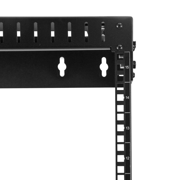 StarTech.com 2 Post 15U Heavy-Duty Wandmonteerbare Server Rack, 19" Open Frame Netwerk Rack met Verstelbare Diepte, Data Rack voor IT/AV/Patchpaneel/Computer Apparatuur, Incl Kooimoeren en Schroeven (RK15WALLOA) 1/11 StarTech.com 2 Post 15U Heavy-Duty Wandmonteerbare Server Rack, 19" Open Frame Netwerk Rack met Verstelbare Diepte, Data Rack voor IT/AV/Patchpaneel/Computer Apparatuur, Incl Kooimoeren en Schroeven (RK15WALLOA)