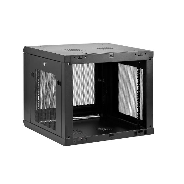 StarTech.com 4 Post 9U Wandmonteerbare Netwerkkast met 1U Schap, 19" Patchkast voor Data/AV/Electronica/Computer Apparatuur, Compacte Geventileerd Server Rack, Vergrendelbaar (RK920WALM) StarTech.com 4 Post 9U Wandmonteerbare Netwerkkast met 1U Schap, 19" Patchkast voor Data/AV/Electronica/Computer Apparatuur, Compacte Geventileerd Server Rack, Vergrendelbaar (RK920WALM)