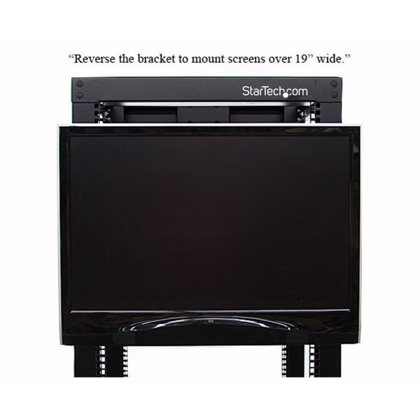 StarTech.com Universele VESA LCD Monitor Montagebeugel voor 19 inch Serverrack of Serverkast (RKLCDBK)
