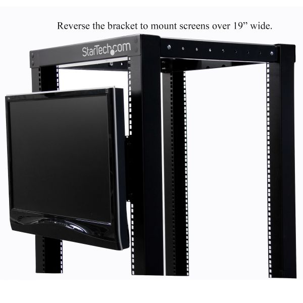 StarTech.com Universele VESA LCD Monitor Montagebeugel voor 19 inch Serverrack of Serverkast (RKLCDBK)