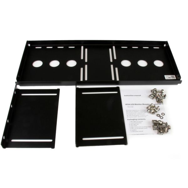 StarTech.com Universele VESA LCD Monitor Montagebeugel voor 19 inch Serverrack of Serverkast (RKLCDBK)
