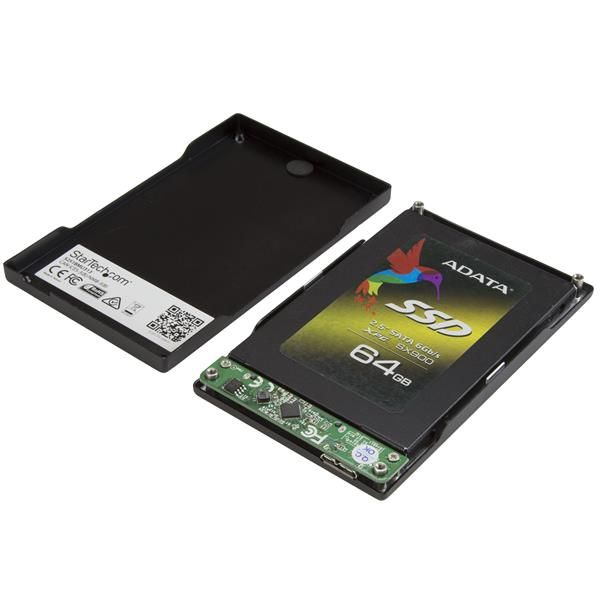 StarTech.com USB 3.1 Gen 2 (10 Gbps) behuizing voor 2,5 inch SATA-schijven (S251BMU313)  StarTech.com USB 3.1 Gen 2 (10 Gbps) behuizing voor 2,5 inch SATA-schijven (S251BMU313)