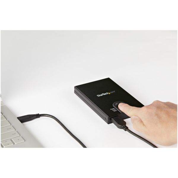 StarTech.com Versleutelbare externe hardeschijf behuizing vingerafdruk toegang voor 2,5" SATA (S251BMU3FP)  StarTech.com Versleutelbare externe hardeschijf behuizing vingerafdruk toegang voor 2,5" SATA (S251BMU3FP)