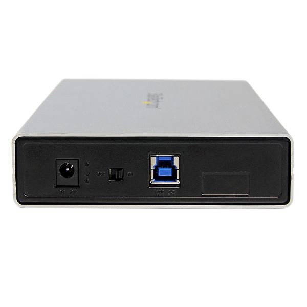 StarTech.com Externe USB 3.0 naar 3,5" SATA III SSD/HDD Behuizing met UASP - Zilver/Aluminium - USB naar 3.5" SATA Harde Schijf Behuizing (S3510SMU33)