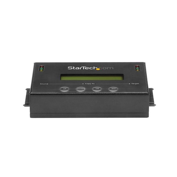 StarTech.com 1:1 Standalone Hard Drive Cloner & Wisser, SATA HDD/SSD Disk Kloner/Copier/Eraser, LCD display, TAA Compliant, OS Onafhankelijk (SATDUP11)