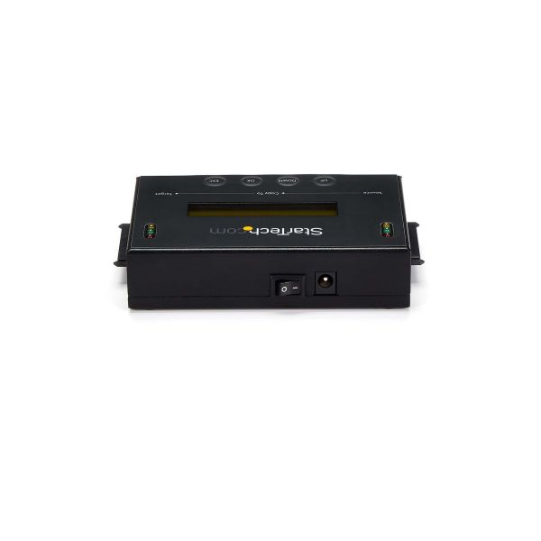 StarTech.com 1:1 Standalone Hard Drive Cloner & Wisser, SATA HDD/SSD Disk Kloner/Copier/Eraser, LCD display, TAA Compliant, OS Onafhankelijk (SATDUP11)