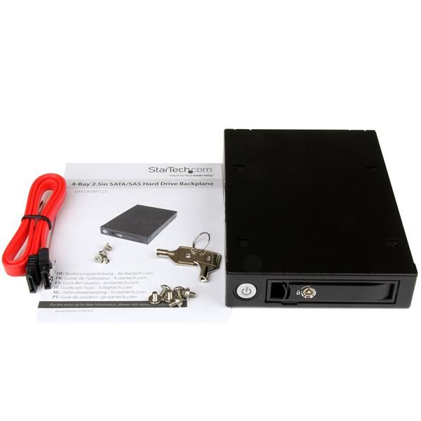 StarTech.com 1-bay backplane voor 2,5 inch SAS- of SATA-schijf (SATSASBP125)